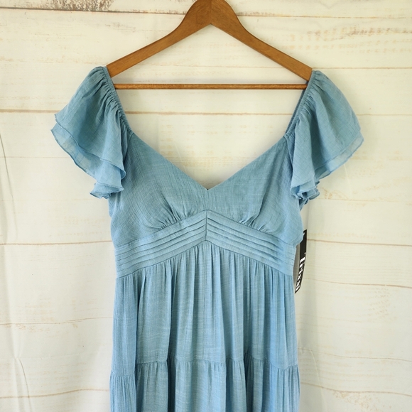 Trixxi Blue Midi Dress - Picture 2 of 10